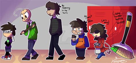 Baldis Basics Characters by springtraptania666 on DeviantArt