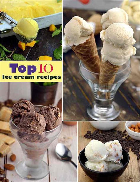 Top 10 Homemade Ice-Cream Recipes | TarlaDalal.com