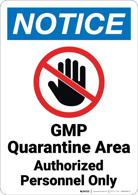 Gmp Signs | Creative Safety Supply