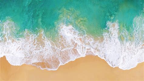 Beach Wallpaper 4K, Drone photo, Aerial view