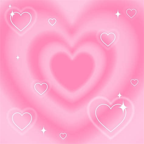 Y2K pink hearts background, cute | Premium Photo - rawpixel