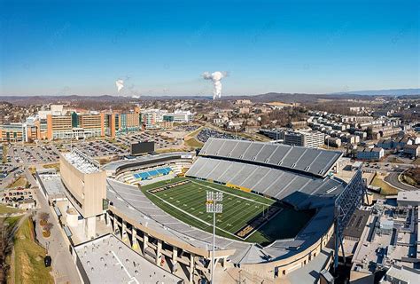 Wvu Mountaineers Home Field Milan Puskar Stadium In Morgantown Photo ...