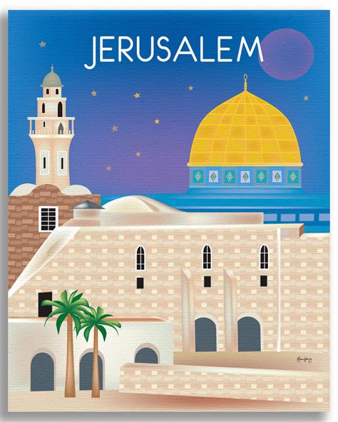 Jerusalem Art Jerusalem Vertical Print Jerusalem Canvas - Etsy