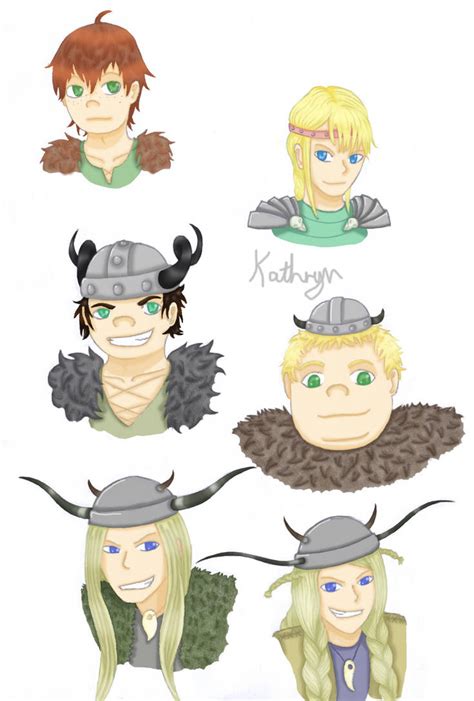 HTTYD Characters by KathrynMills on DeviantArt