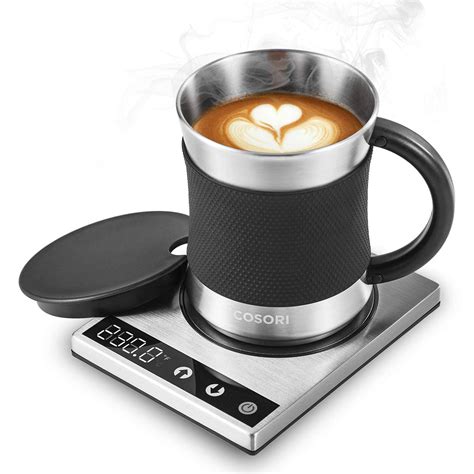 Buy COSORICoffee Mug Warmer & Mug Set for Desk, Cup Heater, Office & Christmas Gifts, 1°F ...