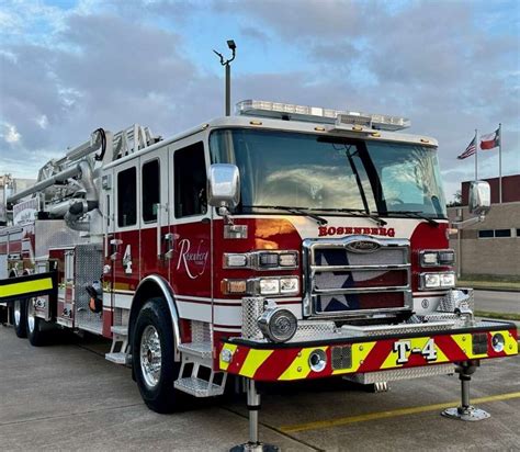 Rosenberg Fire Department gets new ladder truck