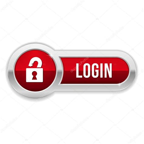 Login button — Stock Vector © newartgraphics #40575109