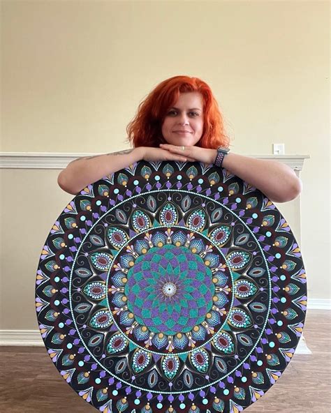 Mandala Dot Art Painting 32 Inch. - Etsy