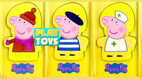 * Peppa Pig dress up woden game - YouTube