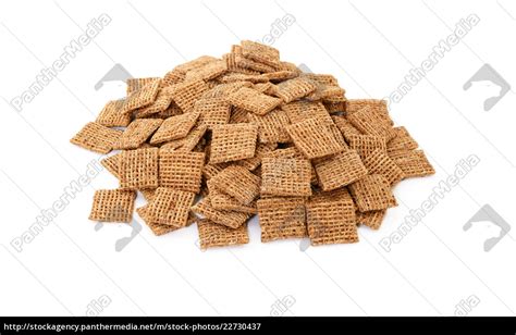 Malted shredded wheat biscuits breakfast cereal - Stock Photo ...