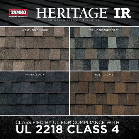 Tamko Heritage Ir Shingle Colors – Warehouse of Ideas