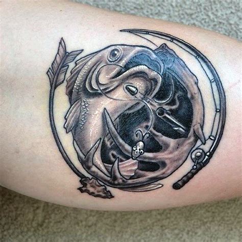 Top 73 Fishing Tattoo Ideas [2021 Inspiration Guide] | Hunting fishing ...