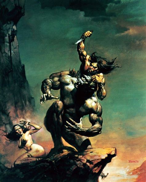 Conan by Boris Vallejo | Boris vallejo, Conan the barbarian, Vallejo