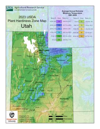 USDA Plant Hardiness Zone Map For Utah | Gardening Know How