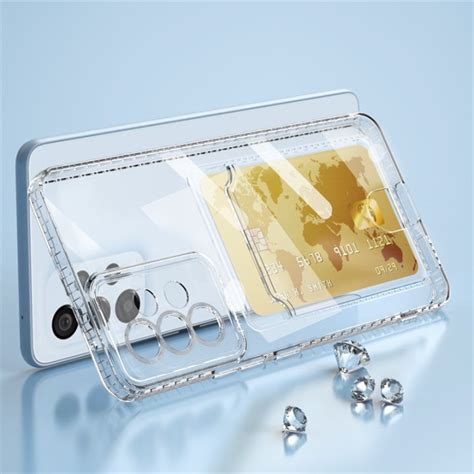 Casing for OPPO A60 4G CPH2631 A18 A38 A58 A78 A98 A17 5G Card Holder Bag Transparent Phone Case ...