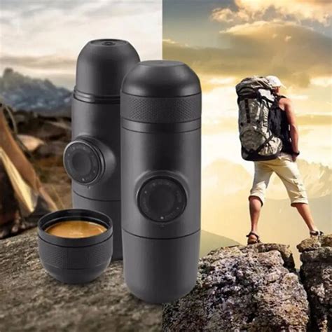 Portable Coffee Maker Manual Espresso Machine For Camping Travel Mug ...