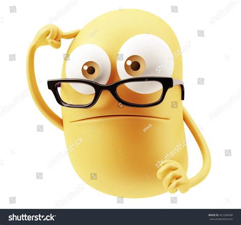 Smart Emoticon Glasses 3d Rendering: ภาพประกอบสต็อก 421240948 | Shutterstock