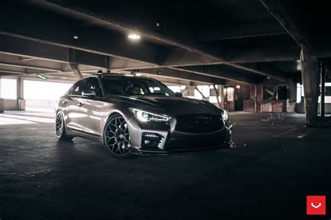 The Sleek Exec Driven Infiniti Q50 Rocking Vossen Wheels — CARiD.com ...