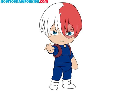 How to Draw Todoroki - Easy Drawing Tutorial For Kids