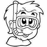 Snorkel Dude » Coloring Pages Surfnetkids sketch template