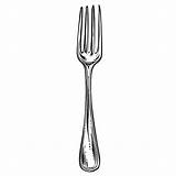 Premium Vector  Fork Coloring Book For Kids Black And White sketch template
