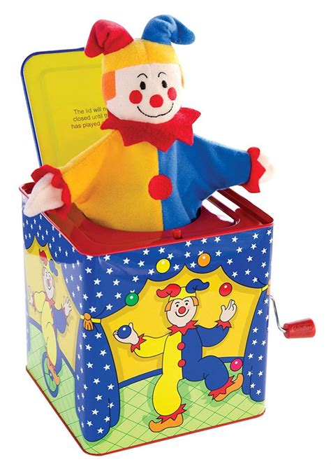 Schylling Jack-In-The-Box Toy - Famous Clowns