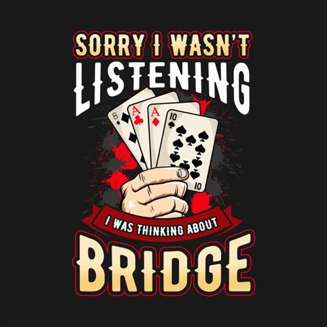 Bridge Card Game T-Shirt funny Bridge Player Gift - Bridge Card Game - Long Sleeve T-Shirt ...
