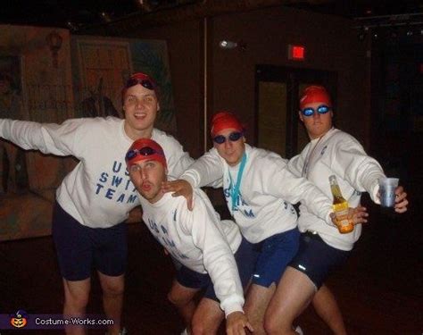 USA Swim Team costume idea for groups | Original DIY Costumes | Team costumes, Olympics costume ...