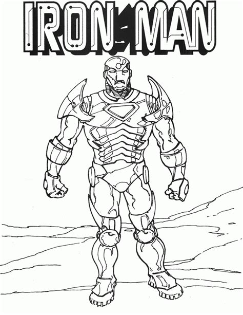 Iron man Coloring Pages - Coloringpages1001.com