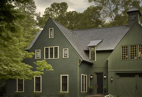 13 Green House Siding Color Ideas