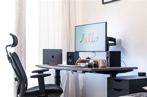 Minimal Bedroom Desk Setup for Productivity