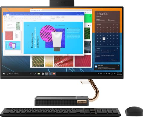 Lenovo - IdeaCentre A540 24" Touch-Screen All-In-One - AMD Ryzen 3 ...