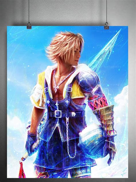 Tidus Final Fantasy X Limited Edition Fine Art Print FFX Poster - Etsy ...