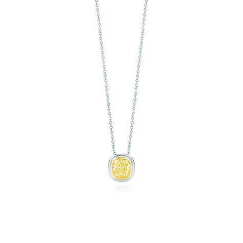 Yellow diamond pendant in platinum Tiffany & Co. | Diamond pendant, Pendant, Tiffany & co.