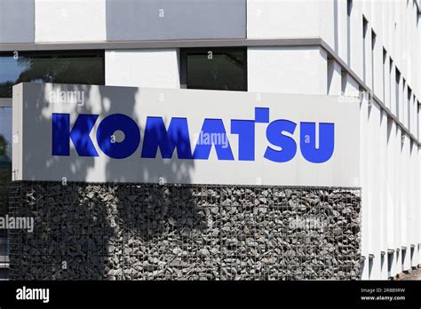 Komatsu Germany GmbH Mining Division, logo on building, production ...