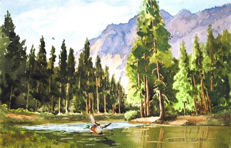 How to Paint a Peaceful Mountain Stream in Watercolor — Online Art Lessons