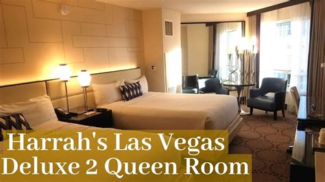 Harrah's Las Vegas - Valley Deluxe Room 2 Queens - YouTube