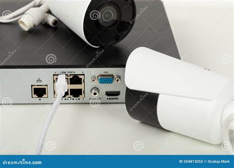 Security camera setup stock photo. Image of installation - 204813052