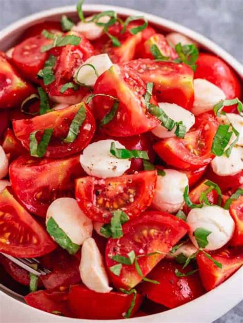 Cherry Tomato Salad Recipe - The Yummy Bowl