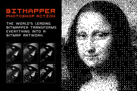 Bitmapper Photoshop Action - Convert Image To Bitmap - Design Cuts