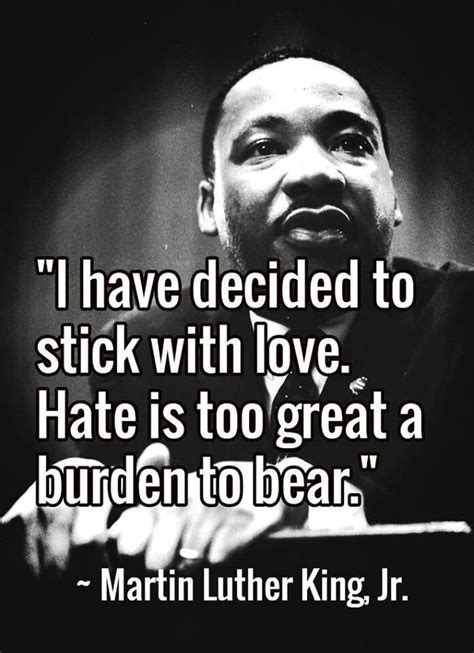 Stick with love! | Martin luther king quotes, Mlk quotes, Best love quotes