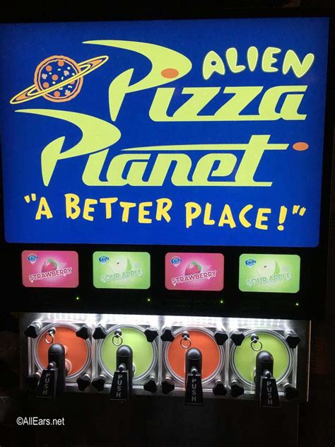 Exterior Pictures of Alien Pizza Planet - "A Better Place" in Disneyland Resort - AllEars.Net