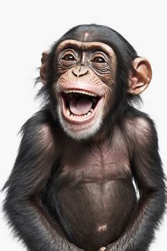 Chimpanzee Smiling