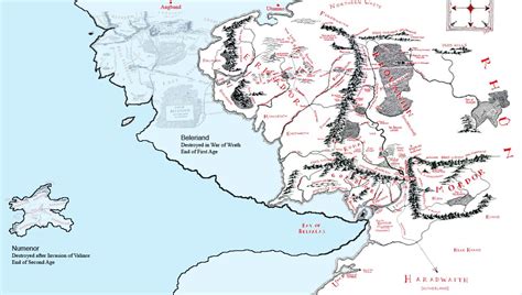 Location of Utumno and Angband | Silmarillion map, Middle earth map, Middle earth