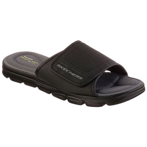 Skechers 2016 Mens Wind Swell Sandals Memory Foam Flip Flop Summer ...