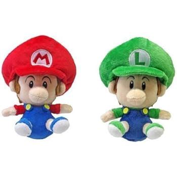 Amazon.com: Official Super Mario Plush 5" Baby Luigi: Toys & Games