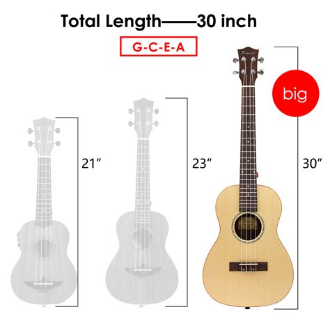 Baritone Ukulele Size