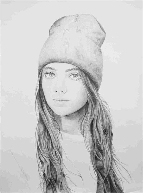 Realistic Girl Drawing at PaintingValley.com | Explore collection of Realistic Girl Drawing