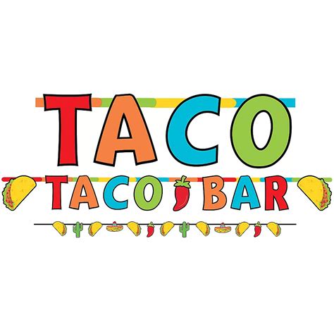 Taco Bar Letter Banner with Mini Banner | Party City Canada