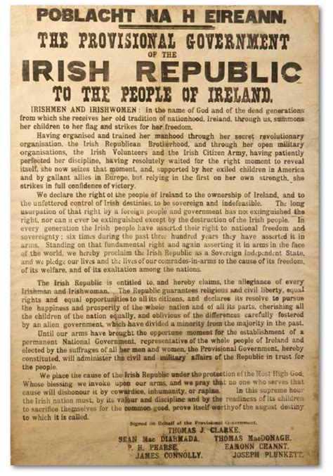 Remembering the Rising part 2 – the 1916 Proclamation | Sráid Marx